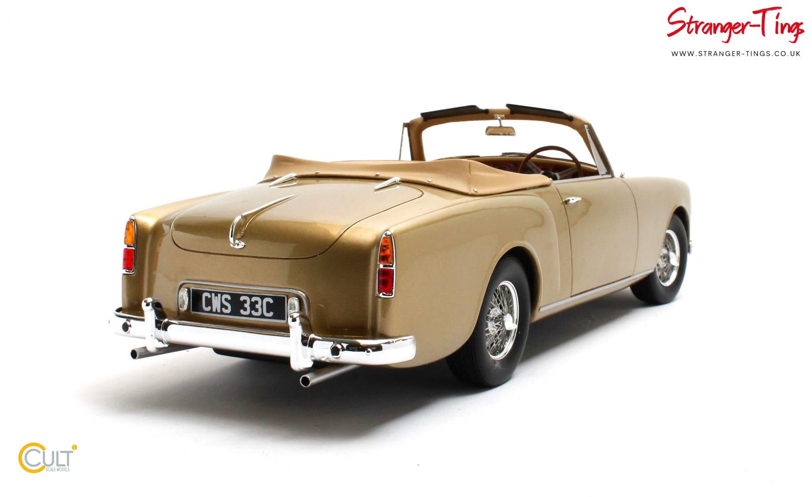 Cult Alvis TE21 DHC Gold Metallic 1963 - 1966 - Stranger - tings.co.uk