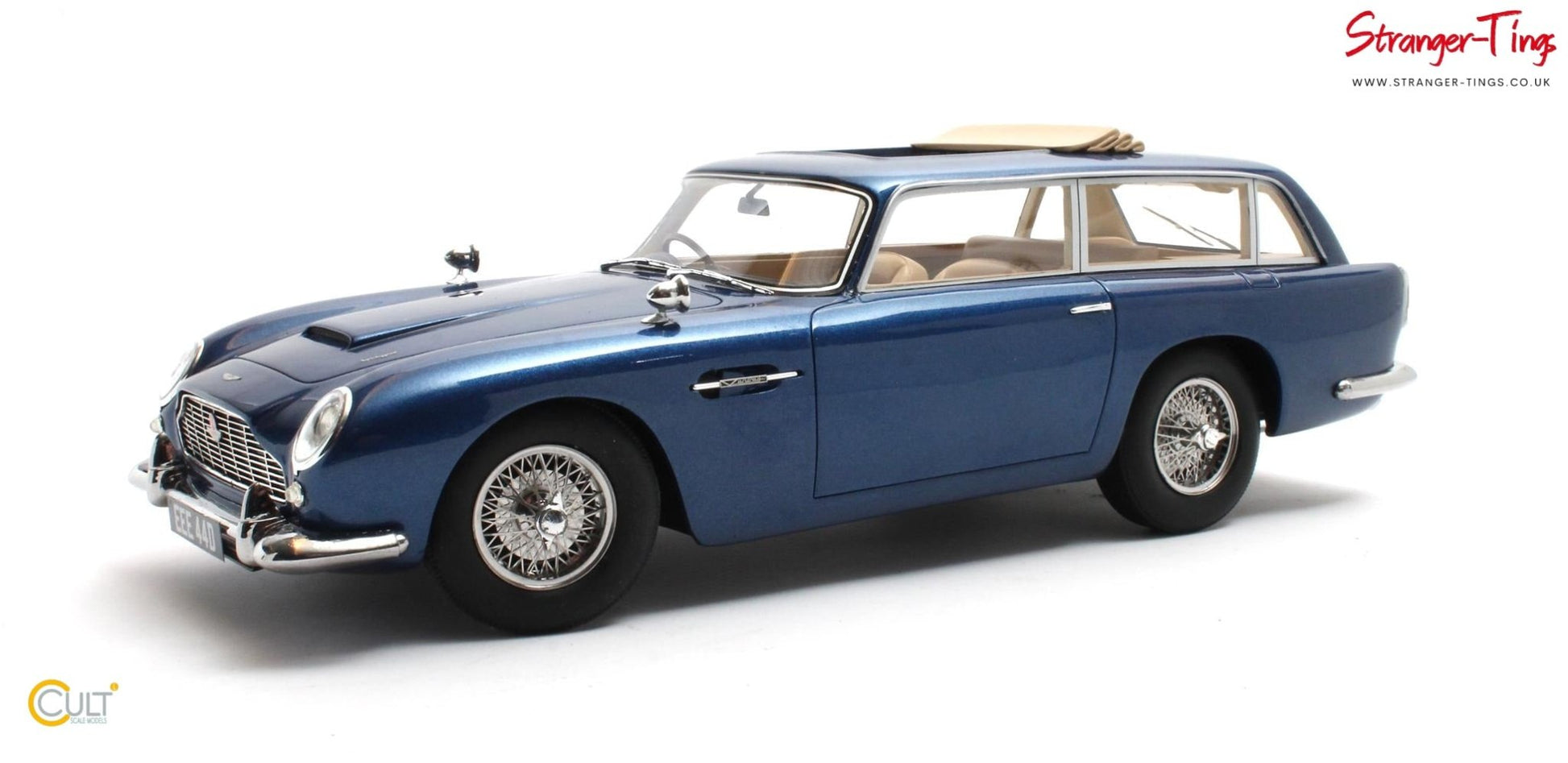 Cult Aston Martin SB Harold Radford Blue Metallic 1964 - Stranger - tings.co.uk