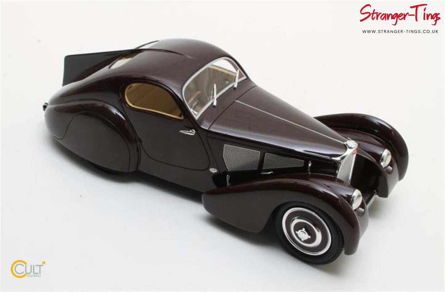 Cult Bugatti Type 51 Dubos Coupe Maroon 1931 - Stranger - tings.co.uk