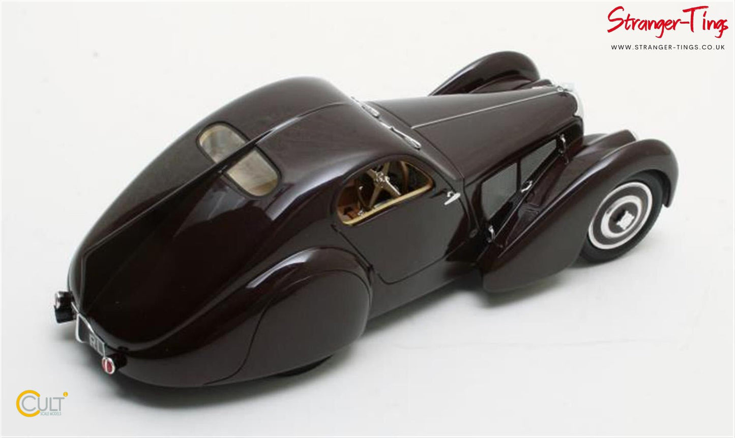 Cult Bugatti Type 51 Dubos Coupe Maroon 1931 - Stranger - tings.co.uk