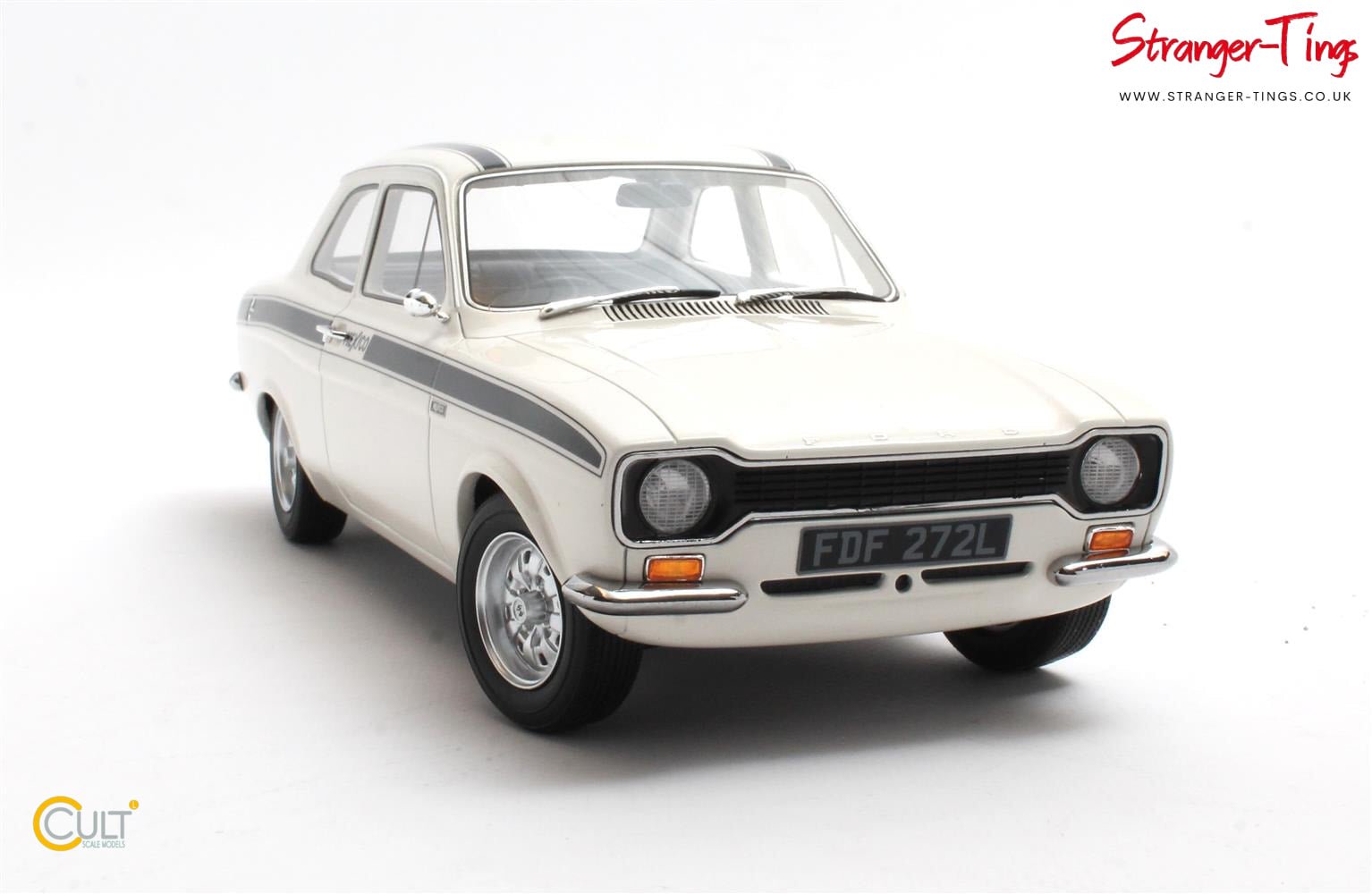 Cult Ford Escort Mexico White 1973 - Stranger - tings.co.uk