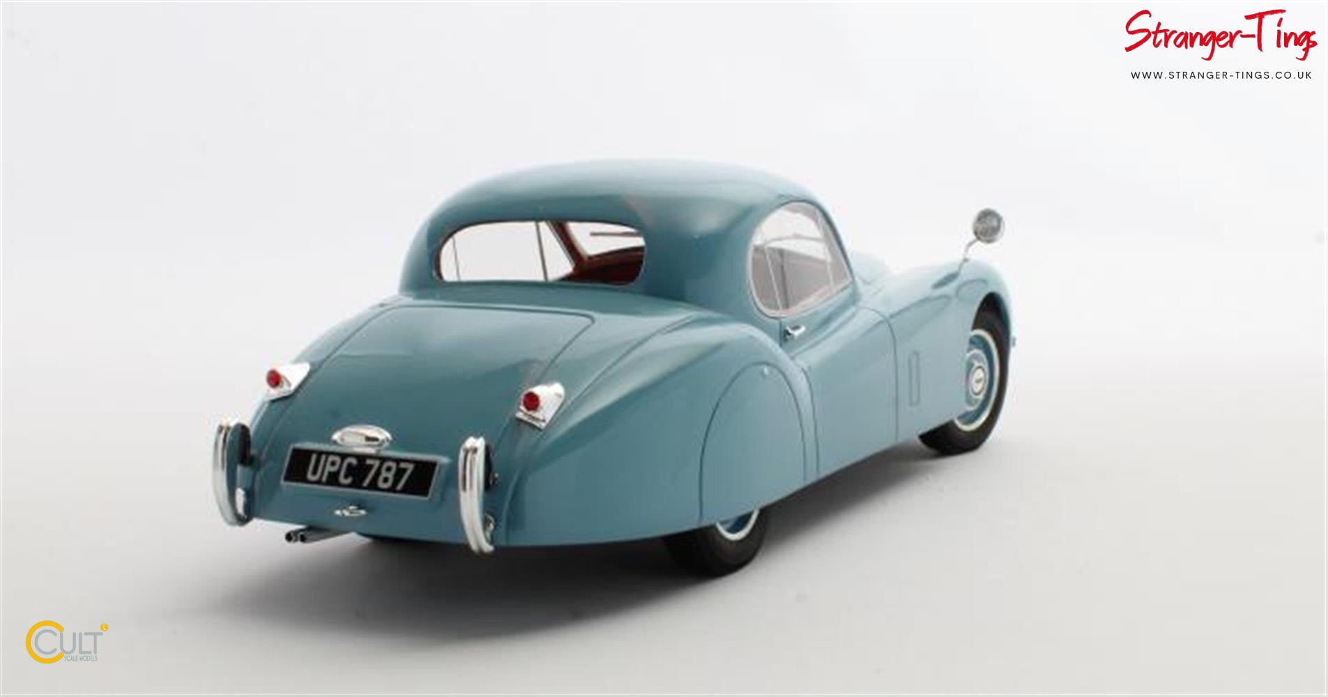 Cult Jaguar XK120 FHC Pastel Blue 1951 - 1954 - Stranger - tings.co.uk