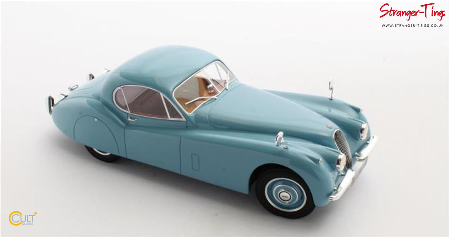 Cult Jaguar XK120 FHC Pastel Blue 1951 - 1954 - Stranger - tings.co.uk