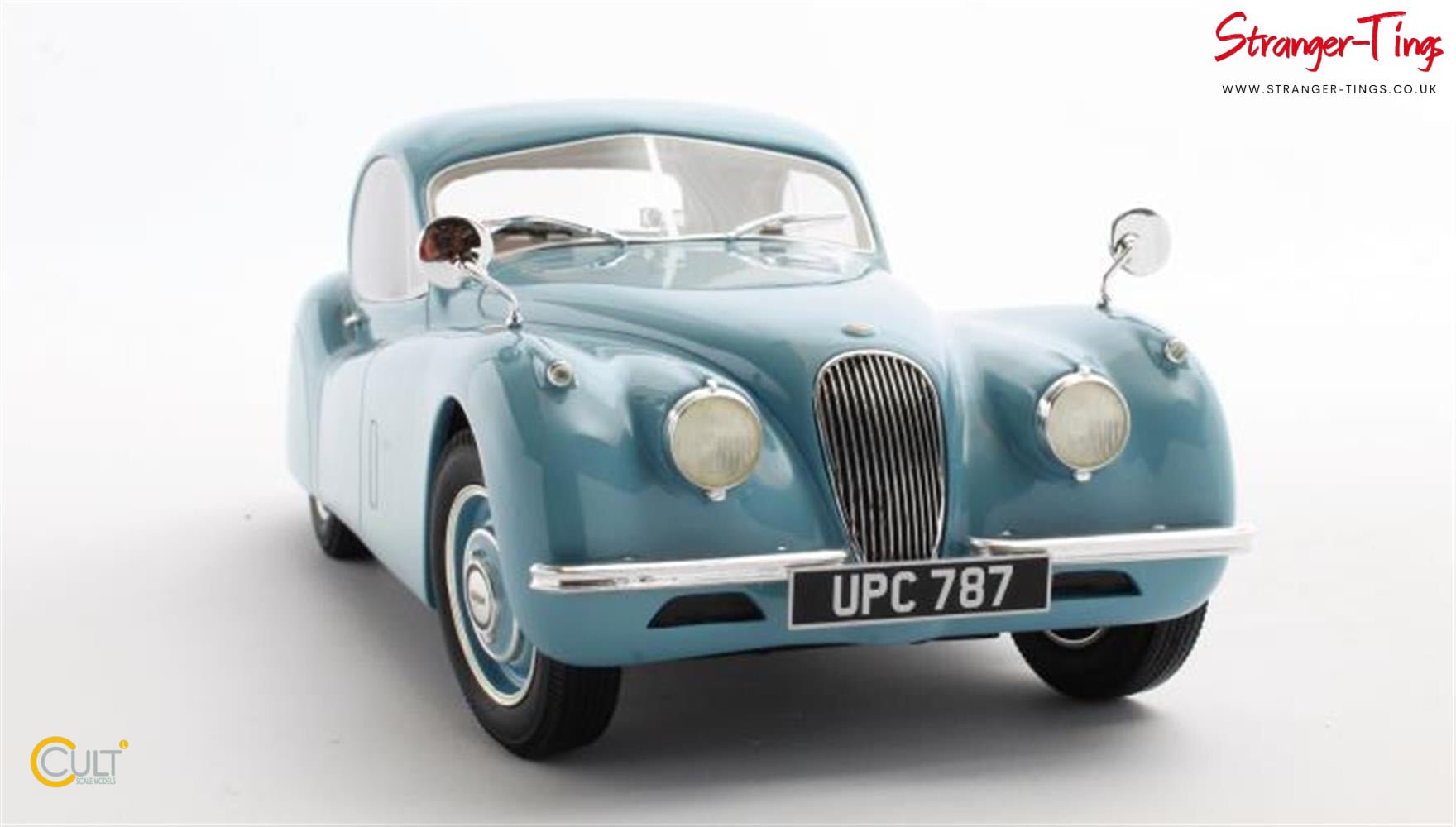 Cult Jaguar XK120 FHC Pastel Blue 1951 - 1954 - Stranger - tings.co.uk