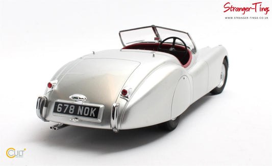 Cult Jaguar XK120 OTS Silver 1948 - Stranger - tings.co.uk