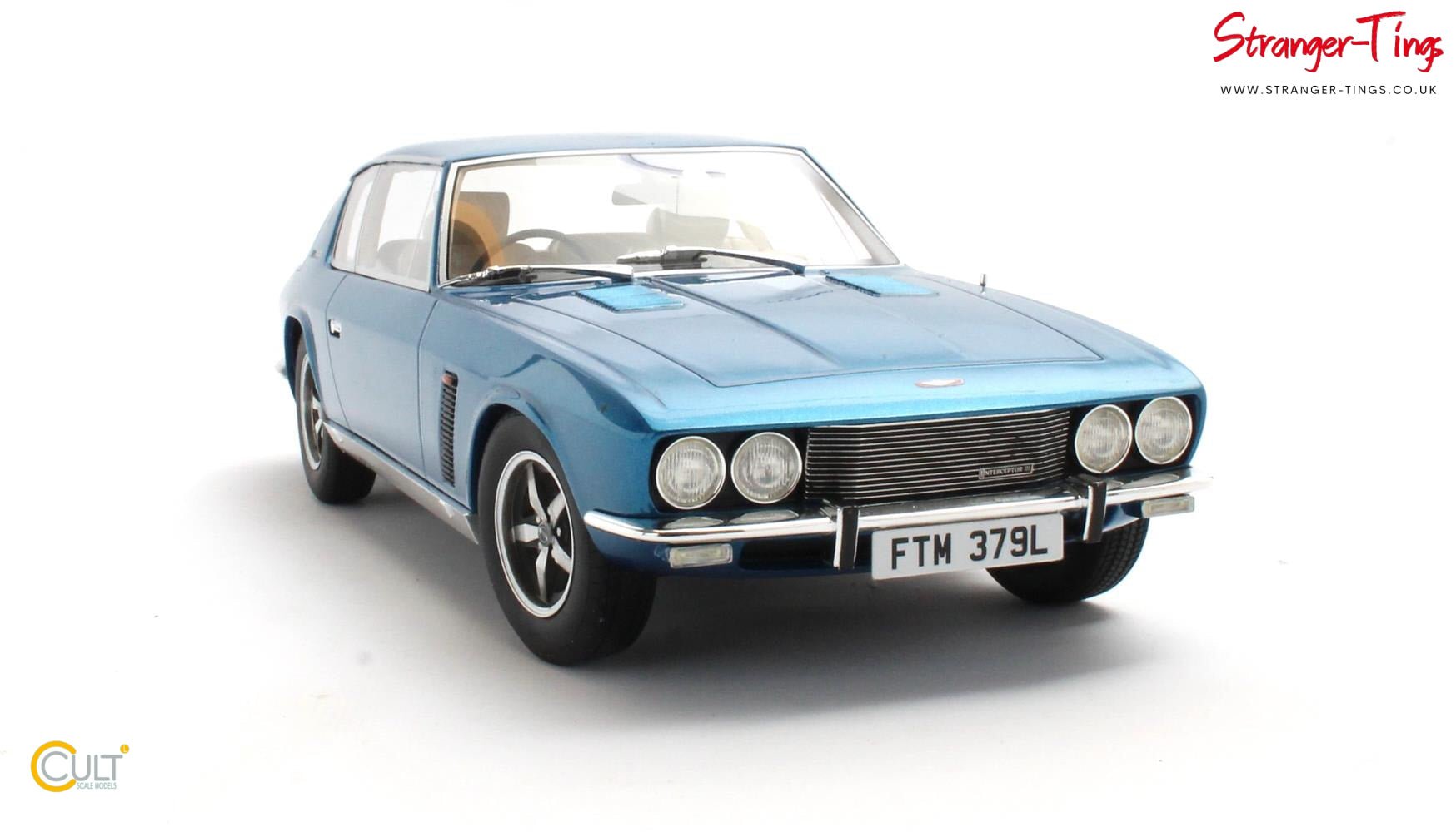 Cult Jensen Interceptor III Blue Metallic 1972 - 1975 - Stranger - tings.co.uk