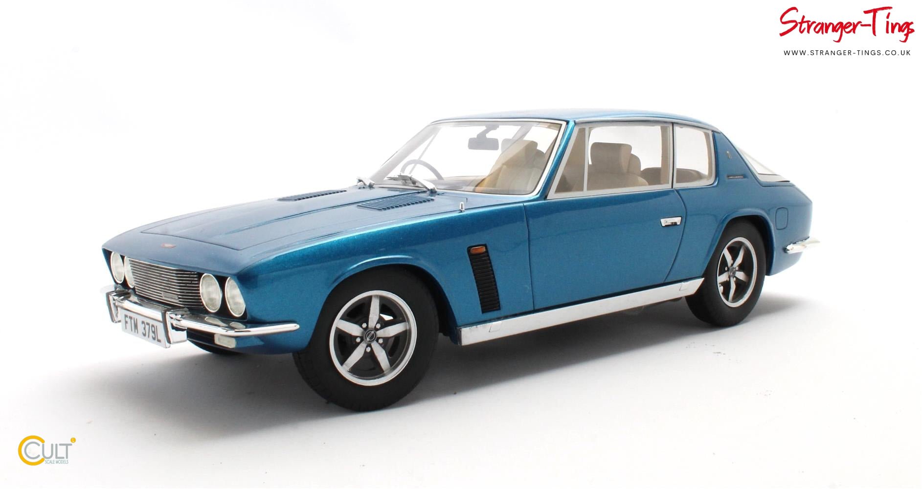 Cult Jensen Interceptor III Blue Metallic 1972 - 1975 - Stranger - tings.co.uk