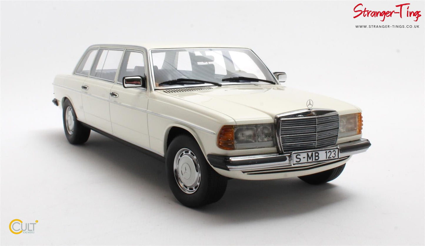 Cult Mercedes Benz W123 Lang White 1978 - Stranger - tings.co.uk