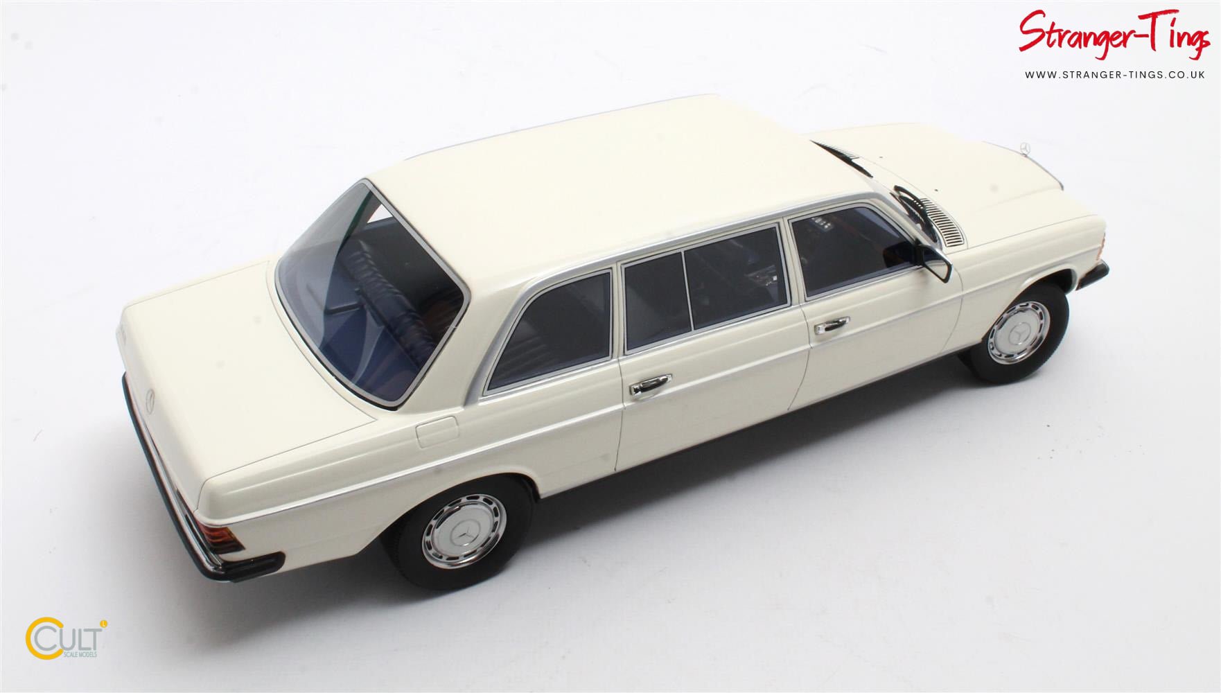 Cult Mercedes Benz W123 Lang White 1978 - Stranger - tings.co.uk