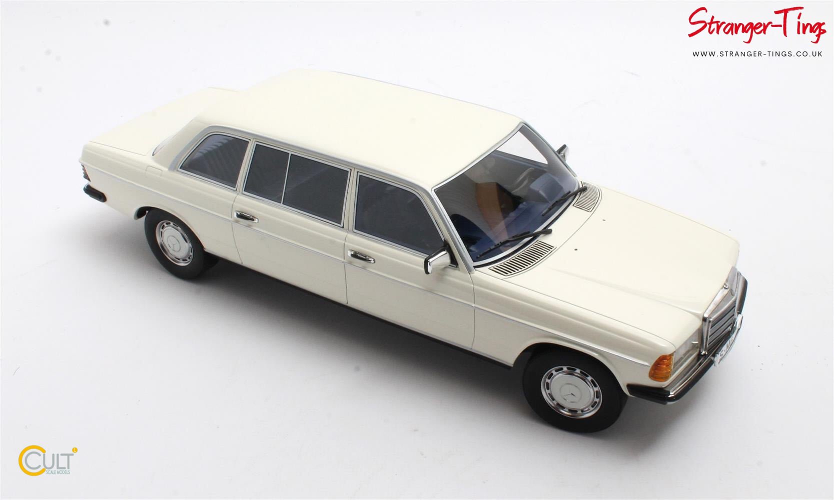 Cult Mercedes Benz W123 Lang White 1978 - Stranger - tings.co.uk