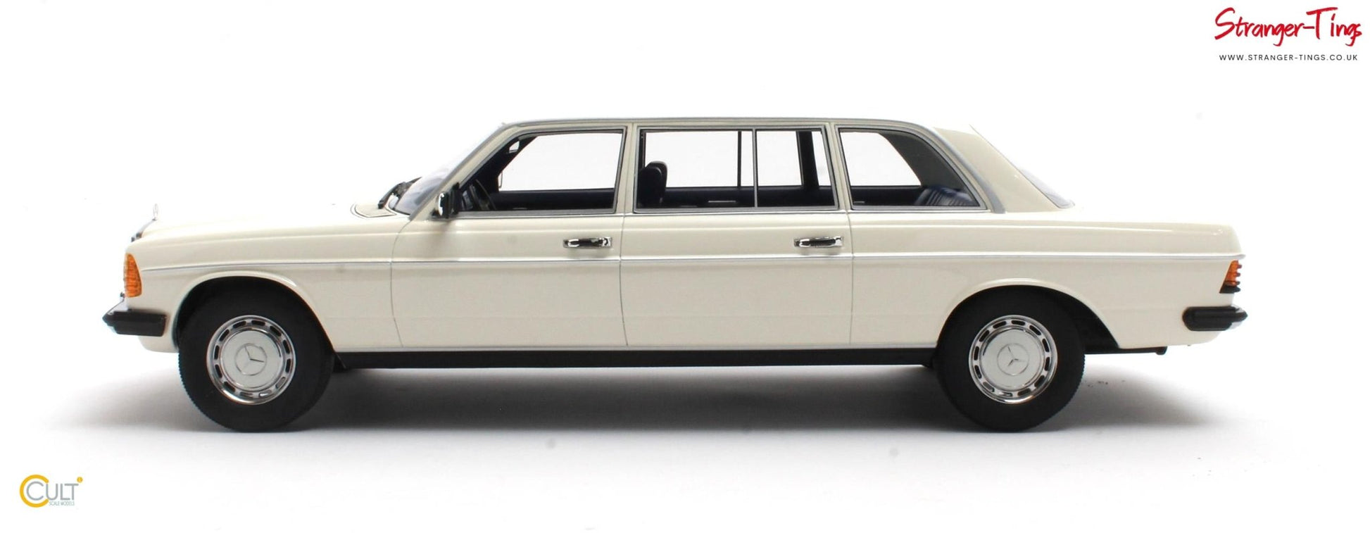 Cult Mercedes Benz W123 Lang White 1978 - Stranger - tings.co.uk