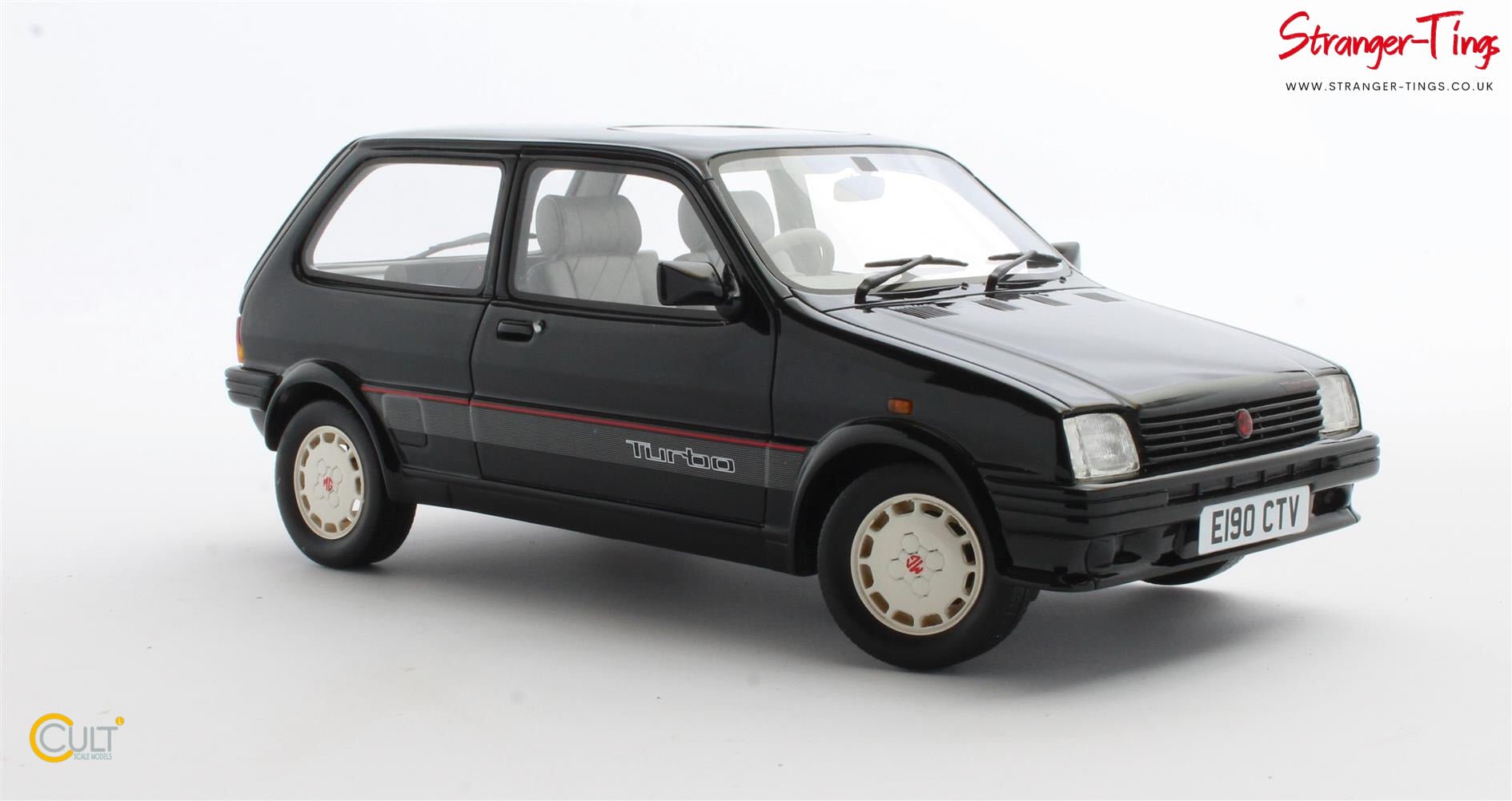 Cult MG Metro Turbo Black 1986 - 1990 - Stranger - tings.co.uk