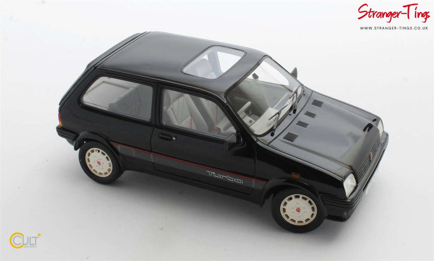 Cult MG Metro Turbo Black 1986 - 1990 - Stranger - tings.co.uk