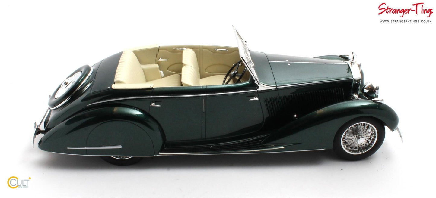 Cult Rolls Royce 25 - 30 Gurney Nutting All Weather Tourer Green 1937 - Stranger - tings.co.uk