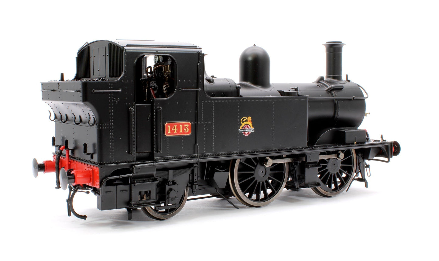 #D# 14xx Class 1413 BR Early Black - Stranger - tings.co.uk