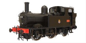 #D# 14xx Class 1413 BR Early Black (DCC - Fitted) - Stranger - tings.co.uk