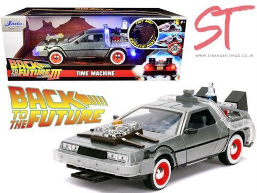 DeLorean Time Machine Back To The Future III JAD 32166 Jada 1/24 - Stranger - tings.co.uk