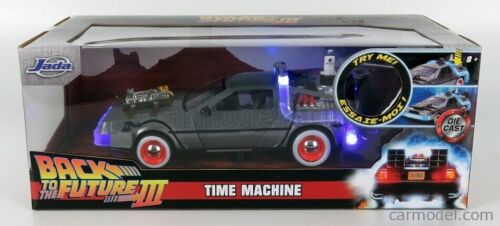 DeLorean Time Machine Back To The Future III JAD 32166 Jada 1/24 - Stranger - tings.co.uk