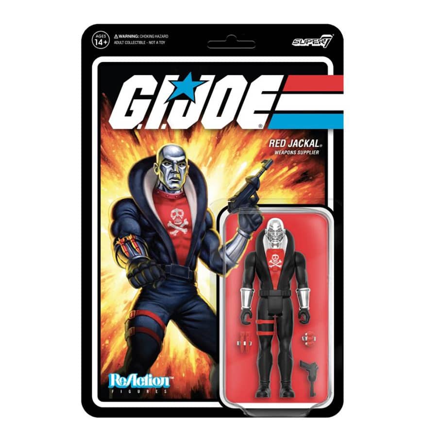 G.I. Joe ReAction Figures Wave 8 - Red Jackal (Vac Metal) - Stranger - tings.co.uk