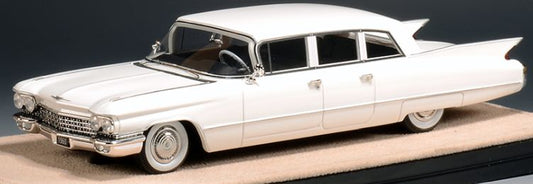 GLM MODELS Cadillac Fleetwood 75 Limousine White 1960 - Stranger - tings.co.uk