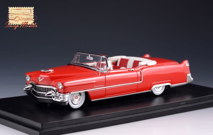 GLM MODELS Cadillac Series 62 Convertible Open Top Dakota Red 1955 - Stranger - tings.co.uk