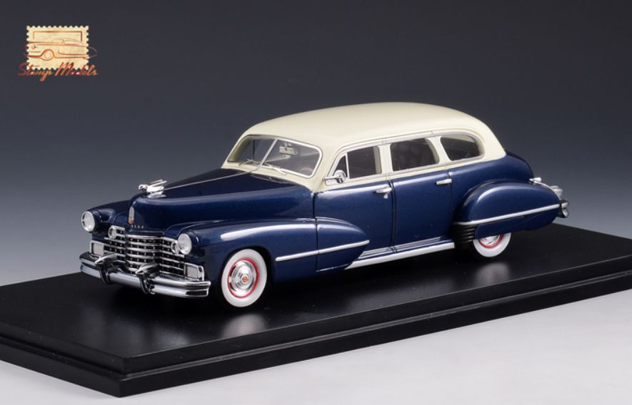 GLM MODELS Cadillac Series 67 Blue/White 1942 - Stranger - tings.co.uk