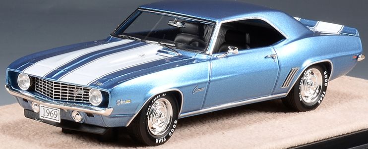 GLM MODELS Chevrolet Camaro Z28 Glacier Blue Metallic 1969 - Stranger - tings.co.uk