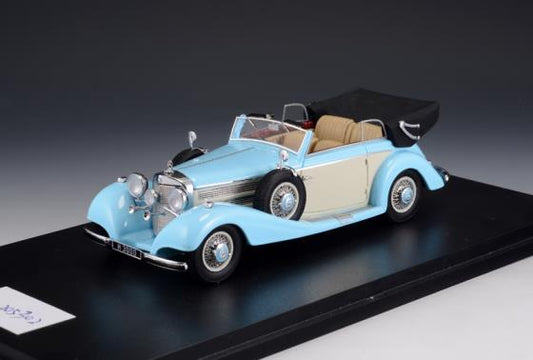 GLM MODELS Mercedes - Benz 540K Cabriolet B 1937 blue/w - Stranger - tings.co.uk