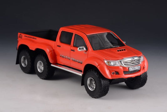 GLM MODELS Toyota Hilux 2014 AT44 6x6 Arctic Truck Orange/Red - Stranger - tings.co.uk