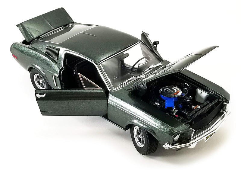 Greenlight 13615 - 1/18 1968 Ford Mustang GT Fastback - Highland Green BAY1 - Stranger - tings.co.uk