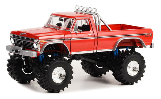 Greenlight 13646 - 1/18 Kings of Crunch - Godzilla - 1974 Ford F - 250 Monster Truck with 48 - Inch Tires BAY1 - Stranger - tings.co.uk