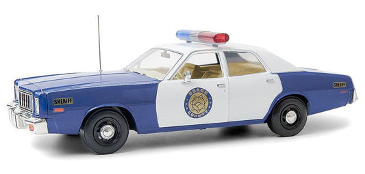 Greenlight 19096 1/18 Artisan Collection - 1975 Plymouth Fury - Osage County Sheriff B3 - R1/R2/R3 - Stranger - tings.co.uk