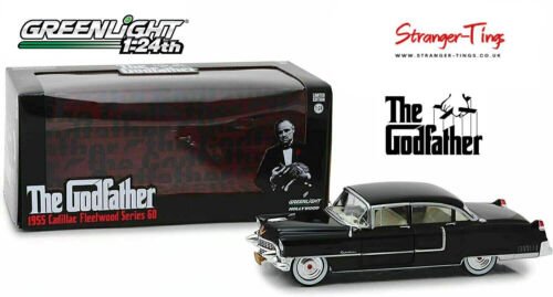 Greenlight 1955 Cadillac Model American Car The Godfather 1/24 Scale Diecast - Stranger - tings.co.uk