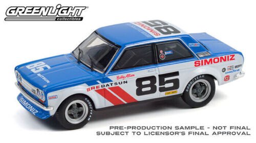 GREENLIGHT 1972 Datsun 510 Brock Racing Bobby Allison 1/43 Scale Diecast GL86345 - Stranger - tings.co.uk