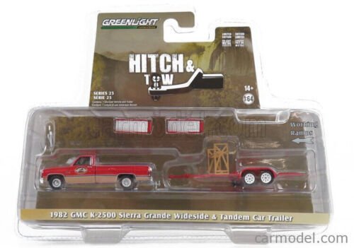 Greenlight 1982 Gmc K - 2500 Sierra Busted Knuckle Hitch Tow 1/64 Scale 32250 - B - Stranger - tings.co.uk