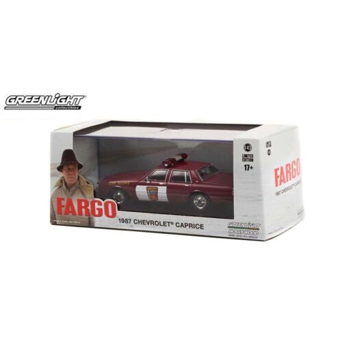 Greenlight 1987 Chevrolet Caprice Fargo Minnesota Police 1/43 Scale 86610 - Stranger - tings.co.uk