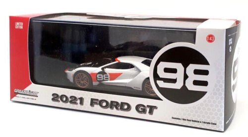 Greenlight 2021 Ford Gt 98 Ford Gt Ken Miles Racing 1/43 Diecast Car 86192 - Stranger - tings.co.uk