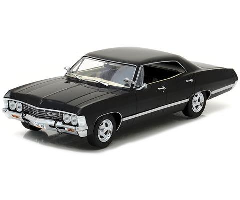 Greenlight 84035 1/24 1967 Chevrolet Impala Sport Sedan - Tuxedo Black - OA/5UP/B5 - R6 - Stranger - tings.co.uk