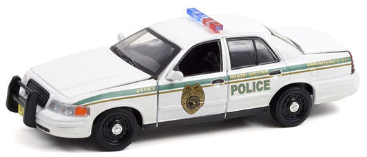 Greenlight 86613 | 1/43 Dexter (2006 - 13 TV Series) - 2001 Ford Crown Victoria Police Interceptor - Miami Metro Police Department B4 - A2 - Stranger - tings.co.uk