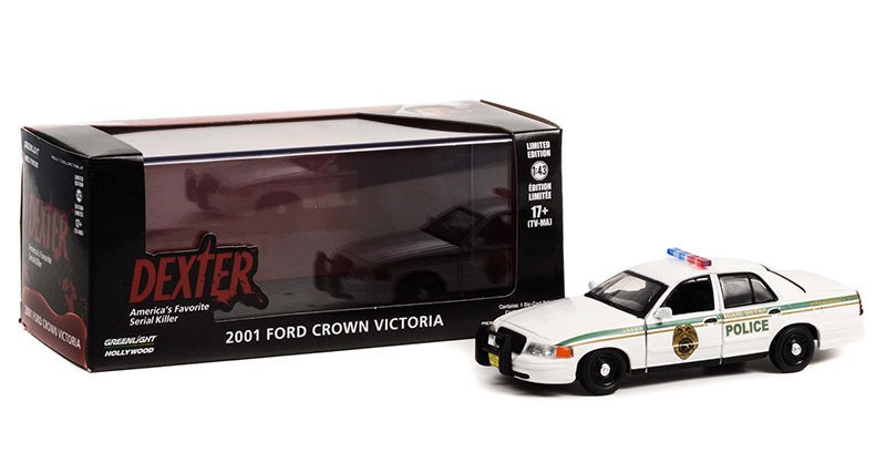 Greenlight 86613 | 1/43 Dexter (2006 - 13 TV Series) - 2001 Ford Crown Victoria Police Interceptor - Miami Metro Police Department B4 - A2 - Stranger - tings.co.uk