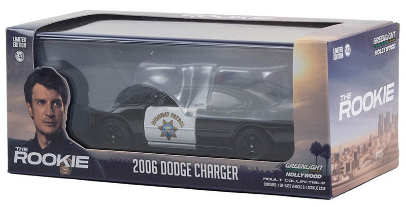 Greenlight 86634 1/43 The Rookie (2018 - Current TV Series) - 2006 Dodge Charger - California Highway Patrol B4 - A2 - Stranger - tings.co.uk