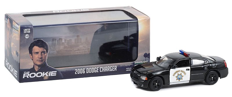 Greenlight 86634 1/43 The Rookie (2018 - Current TV Series) - 2006 Dodge Charger - California Highway Patrol B4 - A2 - Stranger - tings.co.uk