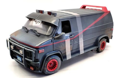 Greenlight A Team 1983 Tv Gmc Vandura Dirty 1/18 Scale Diecast Mr T'S Van 13567 - Stranger - tings.co.uk