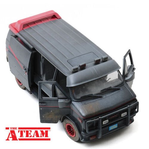 Greenlight A Team 1983 Tv Gmc Vandura Dirty 1/18 Scale Diecast Mr T'S Van 13567 - Stranger - tings.co.uk