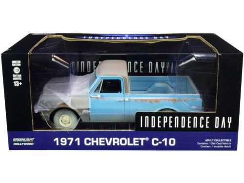 Greenlight Chevrolet C10 Independence Day Will Smith 1/24 Scale Diecast 84132 - Stranger - tings.co.uk