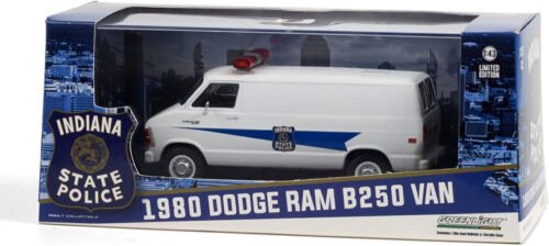 GreenLight Dodge Ram B250 1980 Van Indiana State 1/43 Scale Diecast 86599 - Stranger - tings.co.uk