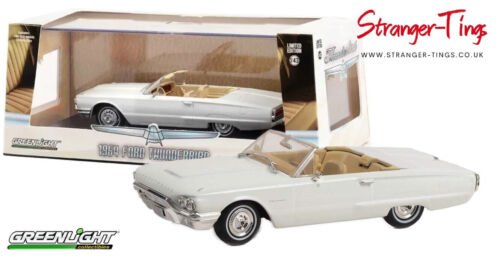 Greenlight Ford Thunderbird Convertible White 1964 1/43 Scale Diecast 86625 - Stranger - tings.co.uk